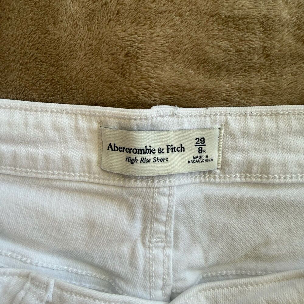 Abercrombie & Fitch 29/8R high rise short white